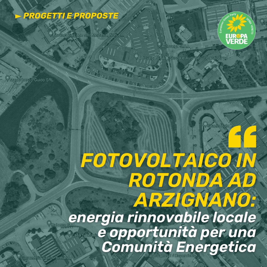 Fotovoltaico in rotonda ad Arzignano