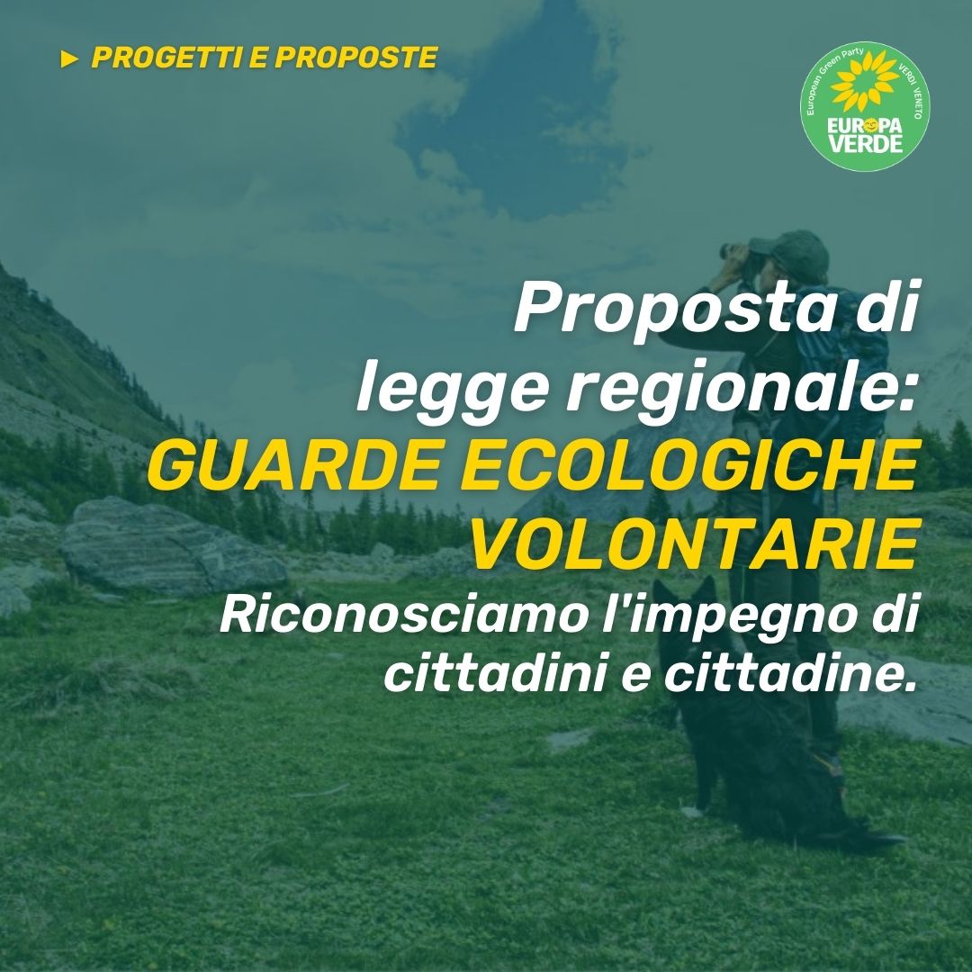 Guardie Ecologiche Volontarie proposta di legge veneta