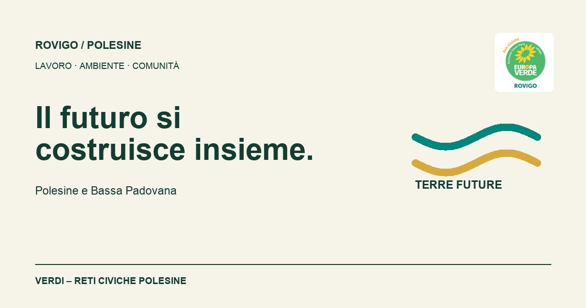 “Terre Future”: un patto per il Polesine e la Bassa Padovana