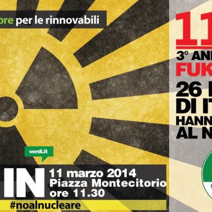 11 marzo 2014: terzo anniversario FUKUSHIMA