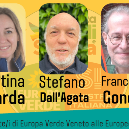 Guarda, Dall’Agata e Gonella alle Europee per Europa Verde Veneto