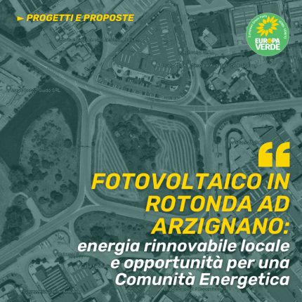 Fotovoltaico in rotonda ad Arzignano: Energia Rinnovabile locale e opportunità per una Comunità Energetica