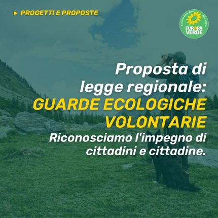 Cristina Guarda: Anche in Veneto le Guardie Ecologiche Volontarie (GEV), presentato progetto di legge